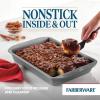 imageFarberware Nonstick Bakeware Baking Pan With Lid  Nonstick Cake Pan With Lid Rectangle  9 Inch x 13 Inch GrayGray
