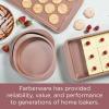 imageFarberware Nonstick Bakeware MeatloafNonstick Baking Loaf Pan  9 Inch x 5 Inch Rose GoldMuffin Pan