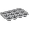 imageFarberware Nonstick Bakeware Set Includes Cookie SheetsBaking Cake Muffin and Bread Pan 8 Piece Gray10Piece