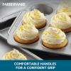 imageFarberware Nonstick Bakeware Set Includes Cookie SheetsBaking Cake Muffin and Bread Pan 8 Piece Gray10Piece