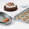 imageFarberware Nonstick Bakeware Set Includes Cookie SheetsBaking Cake Muffin and Bread Pan 8 Piece Gray4Piece Set A