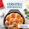 imageFarberware Nonstick Bakeware Set Includes Cookie SheetsBaking Cake Muffin and Bread Pan 8 Piece Gray4Piece Set B