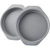 imageFarberware GoldenBake Bakeware Nonstick Baking PansCake Pan Set Round Insulated Two 8Inch Gray2Piece Cake Pan Set Pack of 6