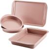 imageFarberware Nonstick Bakeware MeatloafNonstick Baking Loaf Pan  9 Inch x 5 Inch Rose GoldBakeware Set