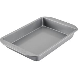 imageFarberware Nonstick Bakeware Baking Pan With Lid  Nonstick Cake Pan With Lid Rectangle  9 Inch x 13 Inch GrayGray