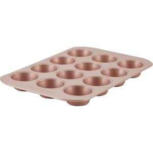 imageFarberware Nonstick Bakeware MeatloafNonstick Baking Loaf Pan  9 Inch x 5 Inch Rose GoldMuffin Pan