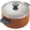 imageFarberware 80183 Glide Pro Hard Anodized Ceramic Nonstick Cookware Pots and Pans Set 11 Piece GrayCopper