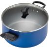 imageFarberware Dishwasher Safe Nonstick 15Piece Cookware Set AquaBlue