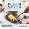 imageFarberware Dishwasher Safe Nonstick 15Piece Cookware Set AquaPewter