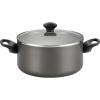 imageFarberware Dishwasher Safe Nonstick 15Piece Cookware Set AquaPewter