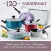 imageFarberware Dishwasher Safe Nonstick 15Piece Cookware Set AquaPewter