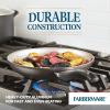 imageFarberware Dishwasher Safe Nonstick 15Piece Cookware Set AquaPewter