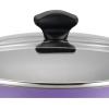 imageFarberware Dishwasher Safe Nonstick 15Piece Cookware Set AquaPurple