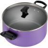 imageFarberware Dishwasher Safe Nonstick 15Piece Cookware Set AquaPurple
