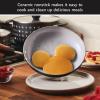 imageFarberware Disney Monochrome Ceramic Nonstick Cookware Pots and Pans with BakingBakeware Cookie Pan and Kitchen Cooking Tool Set Dishwasher Safe 8 Piece Cookware Set  Black