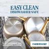 imageFarberware Radiant Nonstick CookwarePots and Pan Set with Lids and Prestige Kitchen Cooking Tools Dishwasher Safe 12 Piece Champagne