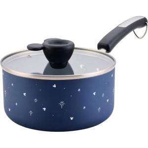 imageFarberware Disney Bon Voyage Ceramic Nonstick Lid Dishwasher Safe Saucepot 3Quart RedBlue