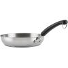 imageFarberware Brilliance Stainless Steel Cookware Pots and Pans Set with Kitchen Cooking Tools and Glass Lids 10 Piece Dishwasher Safe and Induction Ready Stainless Steel