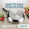 imageFarberware Brilliance Stainless Steel Frying PanSkillet 1225 Inch Dishwasher Safe and Induction ReadyStainless Steel