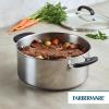 imageFarberware Brilliance Stainless Steel Stockpot with Glass Lid 8 Quart Dishwasher Safe and Induction Ready Compatible with All Cooktops Stainless SteelDutch Oven 5 Quart