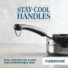 imageFarberware Brilliance Stainless Steel Stockpot with Glass Lid 8 Quart Dishwasher Safe and Induction Ready Compatible with All Cooktops Stainless SteelSaucepan 1 Quart