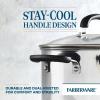 imageFarberware Brilliance Stainless Steel Stockpot with Glass Lid 8 Quart Dishwasher Safe and Induction Ready Compatible with All Cooktops Stainless SteelStockpot 8 Quart