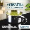 imageFarberware Brilliance Stainless Steel Stockpot with Glass Lid 8 Quart Dishwasher Safe and Induction Ready Compatible with All Cooktops Stainless SteelSaucepan 1 Quart