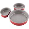 imageFarberware Disney Bake with Mickey Mouse Nonstick Bakeware SetBaking Pans with Disney Home Oven Mitts Cookie Pans MuffinCupcake and Loaf Pan 6 Piece Non Stick Bakeware Set  RedBakeware Set II