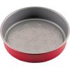imageFarberware Disney Bake with Mickey Mouse Nonstick Baking PanCake Pan 8 Inch Round Non Stick Bakeware Pan  Red and GrayRed