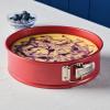 imageFarberware Disney Bake with Mickey Mouse Nonstick Baking PanCake Pan 8 Inch Round Non Stick Bakeware Pan  Red and GrayRed