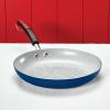 imageFarberware Disney Bon Voyage Ceramic Nonstick Frying Pan Dishwasher Safe Skillet 11 Inch RedBlue