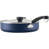 imageFarberware Disney Bon Voyage Ceramic Nonstick Frying Pan Dishwasher Safe Skillet 11 Inch RedBlue