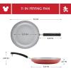 imageFarberware Disney Bon Voyage Ceramic Nonstick Frying Pan Dishwasher Safe Skillet 11 Inch RedRed