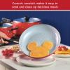 imageFarberware Disney Bon Voyage Ceramic Nonstick Frying Pan Dishwasher Safe Skillet 11 Inch RedRed