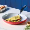imageFarberware Disney Bon Voyage Ceramic Nonstick Frying Pan Dishwasher Safe Skillet 11 Inch RedRed
