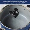 imageFarberware Disney Bon Voyage Ceramic Nonstick Pots and Pans Set with Baking SheetCookie Pan and Disney Home Kitchen Tools 8 Piece Non Stick Cookware Set  BlueBlue