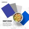 imageFarberware Flexible Kitchen Cutting Mat Set  Made in the USA  CrossContamination Prevention 8x10 Inches NonSlip Design  EasyCare Kitchen Essential 4Piece