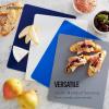 imageFarberware Flexible Kitchen Cutting Mat Set  Made in the USA  CrossContamination Prevention 8x10 Inches NonSlip Design  EasyCare Kitchen Essential 4Piece