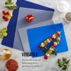 imageFarberware Flexible Kitchen Cutting Mat Set  Made in the USA  CrossContamination Prevention 8x10 and 11x14 Inches NonSlip Design  EasyCare Kitchen Essential 4Piece