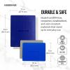 imageFarberware Flexible Kitchen Cutting Mat Set  Made in the USA  CrossContamination Prevention 8x10 and 11x14 Inches NonSlip Design  EasyCare Kitchen Essential 4Piece