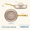 imageFarberware Radiant Frying Pan Dishwasher Safe Skillet 1225Inch ChampagneSaute Pan 275 Quart
