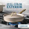 imageFarberware Radiant Frying Pan Dishwasher Safe Skillet 1225Inch ChampagneSaute Pan 275 Quart