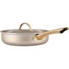 imageFarberware Radiant Frying Pan Dishwasher Safe Skillet 1225Inch ChampagneSaute Pan 275 Quart