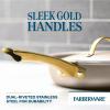 imageFarberware Radiant Frying Pan Dishwasher Safe Skillet 1225Inch ChampagneSaute Pan 275 Quart