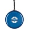 imageFarberware Style Nonstick Cookware Frying PanSkillet with Pour Spouts Dishwasher Safe 10 Inch  YellowBlue