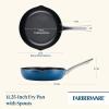 imageFarberware Style Nonstick Cookware Frying PanSkillet with Pour Spouts Dishwasher Safe 10 Inch  YellowBlue