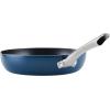 imageFarberware Style Nonstick Cookware Frying PanSkillet with Pour Spouts Dishwasher Safe 10 Inch  YellowBlue