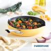 imageFarberware Style Nonstick Cookware Frying PanSkillet with Pour Spouts Dishwasher Safe 10 Inch  YellowYellow