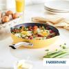 imageFarberware Style Nonstick Cookware Frying PanSkillet with Pour Spouts Dishwasher Safe 10 Inch  YellowYellow
