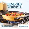 imageFarberware Style Nonstick Cookware Frying PanSkillet with Pour Spouts Dishwasher Safe 10 Inch  YellowYellow